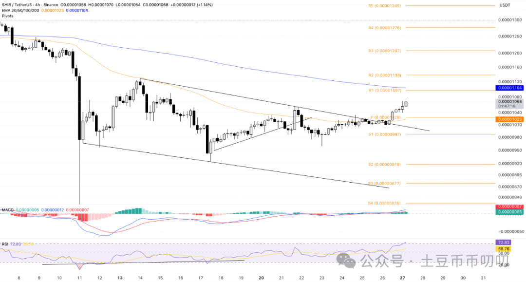 狗狗币涨了多少钱(狗狗币现在涨了多少倍了)